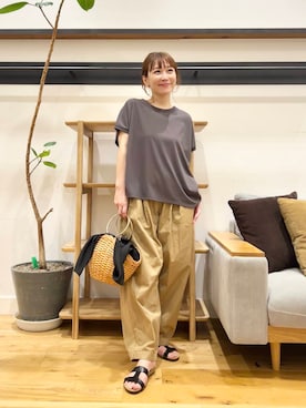 「ストレート×イエベ」｜+++ゆき+++さん（レディース・151cm）の夏コーディネート