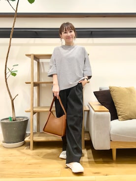 「アイテム（ハンドバッグ）」を使った、+++ゆき+++さん（レディース・151cm）の夏コーディネート