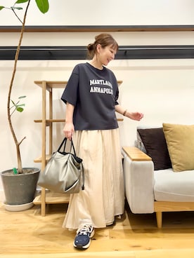 「アイテム（スニーカー）」を使った、+++ゆき+++さん（レディース・151cm）の夏コーディネート