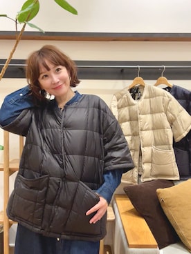「アイテム（その他アウター）」を使った、+++ゆき+++さん（レディース・151cm）の秋コーディネート