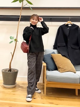 「doors」｜「アイテム（ノーカラーコート）」を使った、+++ゆき+++さん（レディース・151cm）の冬コーディネート