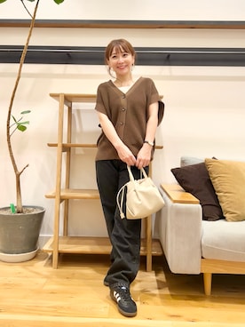 「アイテム（ベスト）」を使った、+++ゆき+++さん（レディース・151cm）の夏コーディネート