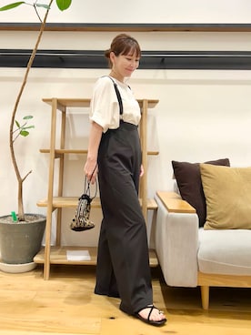 「ストレート×イエベ」｜+++ゆき+++さん（レディース・151cm）の夏コーディネート