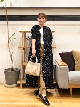 「ストレート×イエベ」｜「アイテム（ワンピース/ドレス）」を使った、+++ゆき+++さん（レディース・151cm）の春コーディネート
