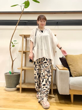「イエベ春」｜「アイテム（グレー系）」を使った、+++ゆき+++さん（レディース・151cm）の夏コーディネート