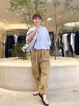 「ストレート×イエベ」｜+++ゆき+++さん（レディース・151cm）の夏コーディネート
