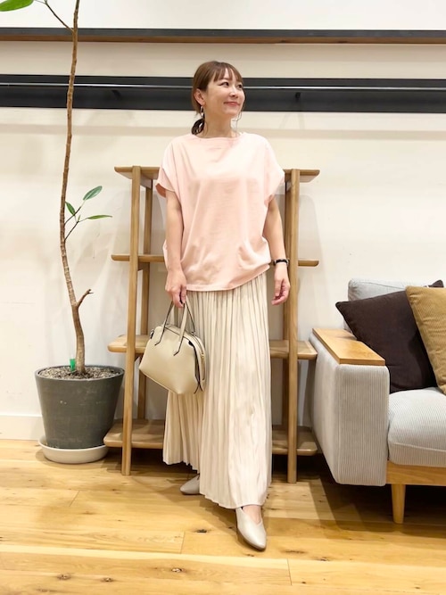 Private02 04シルクのランダムプリーツスカート 3931116_base.jpg