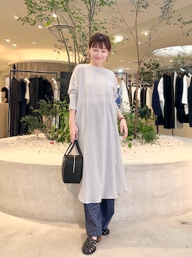 「アイテム（チュニック）」を使った、+++ゆき+++さん（レディース・151cm）の夏コーディネート