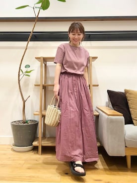 「ストレート×イエベ」｜「アイテム（ワンピース/ドレス）」を使った、+++ゆき+++さん（レディース・151cm）の春コーディネート
