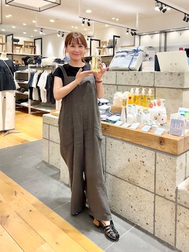 「ストレート×イエベ春」｜「アイテム（オールインワン・サロペット）」を使った、+++ゆき+++さん（レディース・151cm）の夏コーディネート