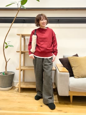 「アイテム（サンダル）」を使った、+++ゆき+++さん（レディース・151cm）の秋コーディネート