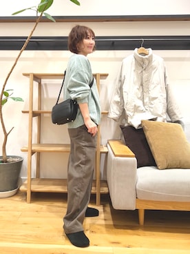 「アイテム（サンダル）」を使った、+++ゆき+++さん（レディース・151cm）の秋コーディネート