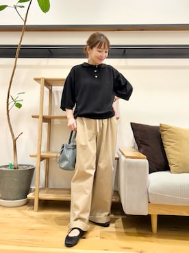 「アイテム（ポロシャツ）」を使った、+++ゆき+++さん（レディース・151cm）の夏コーディネート