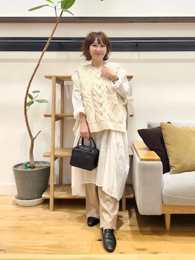 「アイテム（チュニック）」を使った、+++ゆき+++さん（レディース・151cm）の秋コーディネート