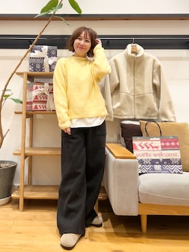 「アイテム（サンダル）」を使った、+++ゆき+++さん（レディース・151cm）の冬コーディネート