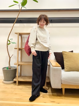 「beej（ビージ）のアイテム」を使った、+++ゆき+++さん（レディース・151cm）の秋コーディネート