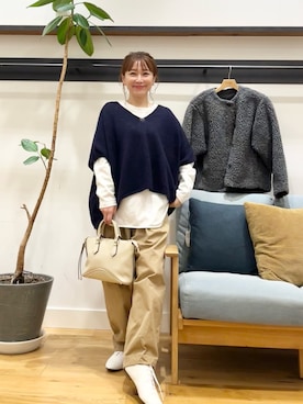 「かぐれ（カグレ）のアイテム（その他アウター）」を使った、+++ゆき+++さん（レディース・151cm）の秋コーディネート