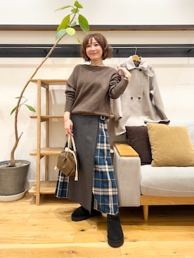 O'NEIL of DUBLINのスカート（イエロー系）を使った人気ファッション