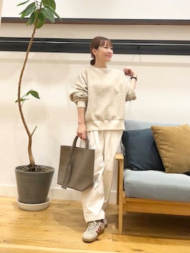 「アイテム（ステンカラーコート）」を使った、+++ゆき+++さん（レディース・151cm）の秋コーディネート