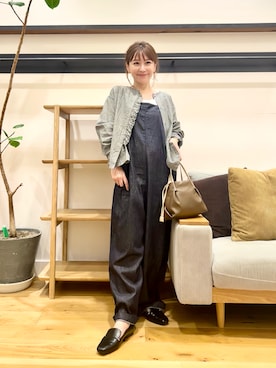 「アイテム（オールインワン・サロペット）」を使った、+++ゆき+++さん（レディース・151cm）の夏コーディネート