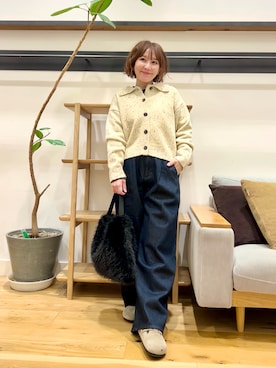 「アイテム（サンダル）」を使った、+++ゆき+++さん（レディース・151cm）の秋コーディネート