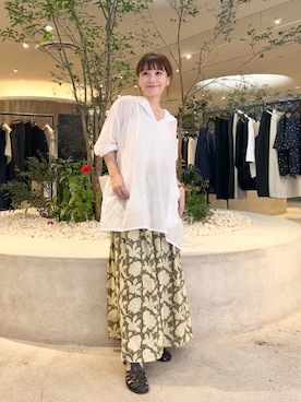 「きれいめ派カットソー」｜+++ゆき+++さん（レディース・151cm）の夏コーディネート