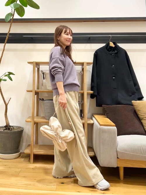 セール】ヘリンボーンピンタックイージーパンツ（その他パンツ