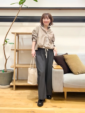 「アイテム（バレエシューズ）」を使った、+++ゆき+++さん（レディース・151cm）の秋コーディネート