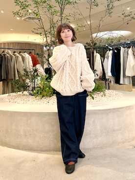「アイテム（バレエシューズ）」を使った、+++ゆき+++さん（レディース・151cm）の秋コーディネート