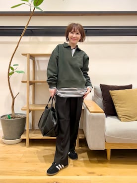 「adidas（アディダス）のadidas　TOKYO W（スニーカー）」を使った、+++ゆき+++さん（レディース・151cm）の秋コーディネート