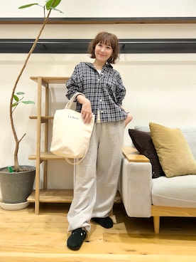 「アイテム（サンダル）」を使った、+++ゆき+++さん（レディース・151cm）の秋コーディネート