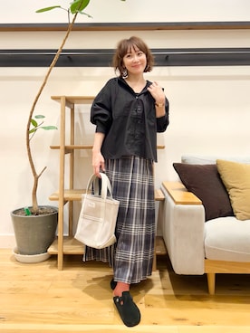 「アイテム（サンダル）」を使った、+++ゆき+++さん（レディース・151cm）の秋コーディネート