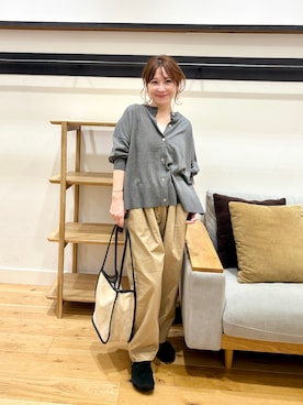 「かぐれ（カグレ）のアイテム（カーディガン/ボレロ）」を使った、+++ゆき+++さん（レディース・151cm）の秋コーディネート