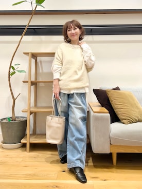 「トレンド秋素材コーデ」｜+++ゆき+++さん（レディース・151cm）の秋コーディネート