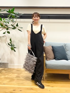 「アイテム（オールインワン・サロペット）」を使った、+++ゆき+++さん（レディース・151cm）の秋コーディネート