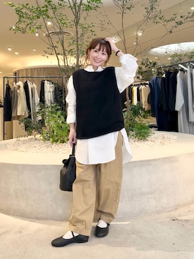 「アイテム（バレエシューズ）」を使った、+++ゆき+++さん（レディース・151cm）の秋コーディネート