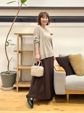 「アイテム（ローファー）」を使った、+++ゆき+++さん（レディース・151cm）の秋コーディネート