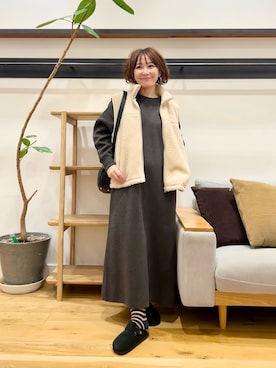 「アイテム（サンダル）」を使った、+++ゆき+++さん（レディース・151cm）の秋コーディネート