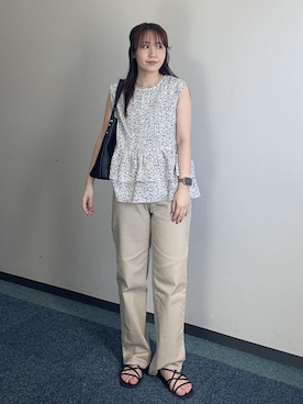 「初秋コーデ」｜harukaさん（レディース・155cm）の夏コーディネート