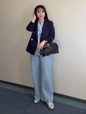 「ROPE' PICNIC（ロペピクニック）のアイテム」を使った、harukaさん（レディース・155cm）の春コーディネート