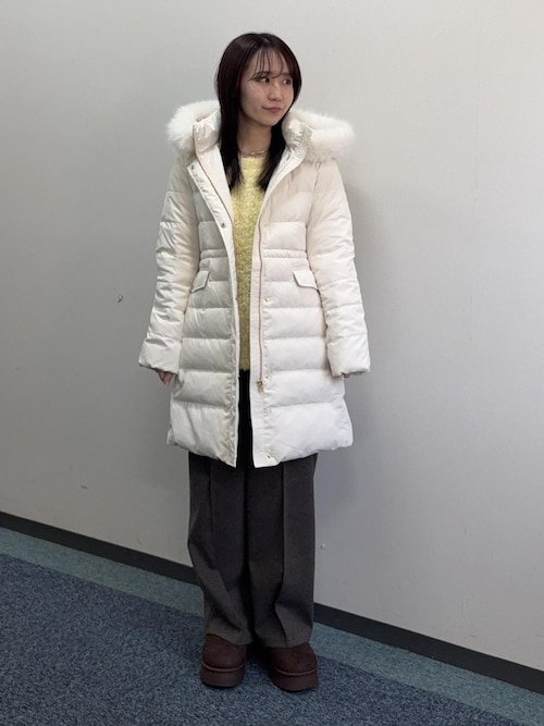 セール】スリートーンツイードワイドパンツ/セットアップ対応