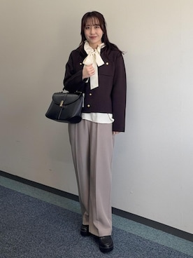 harukaさん（レディース・155cm）の冬コーディネート