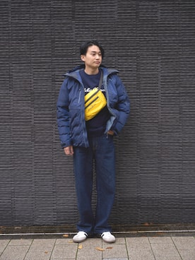 「Eddie Bauer（エディーバウアー）のアイテム（ダウンジャケット/コート）」を使った、eddiebauerofficialさん（メンズ・171cm）の冬コーディネート