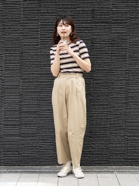「Eddie Bauer（エディーバウアー）のアイテム」を使った、eddiebauerofficialさん（レディース・168cm）の春コーディネート