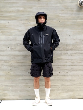 「Eddie Bauer（エディーバウアー）のアイテム（ナイロンジャケット）」を使った、eddiebauerofficialさん（メンズ・171cm）の秋コーディネート