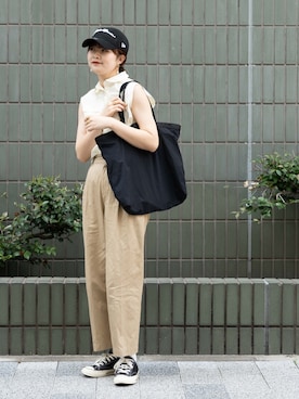 「Eddie Bauer（エディーバウアー）のアイテム（帽子）」を使った、eddiebauerofficialさん（レディース・168cm）の春コーディネート