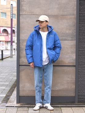 「Eddie Bauer（エディーバウアー）のアイテム（帽子）」を使った、eddiebauerofficialさん（メンズ・171cm）の冬コーディネート