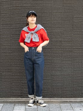 「Eddie Bauer（エディーバウアー）のアイテム（帽子）」を使った、eddiebauerofficialさん（レディース・168cm）の春コーディネート