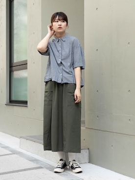 「Eddie Bauer（エディーバウアー）のアイテム」を使った、eddiebauerofficialさん（レディース・168cm）の春コーディネート