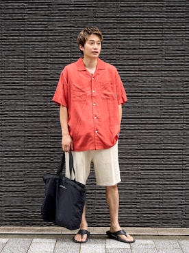 「Eddie Bauer（エディーバウアー）のアイテム（バッグ）」を使った、eddiebauerofficialさん（メンズ・171cm）の夏コーディネート